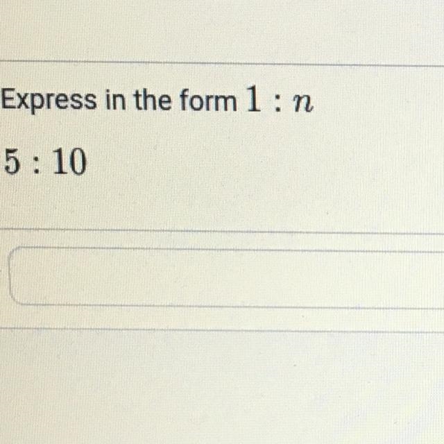 Express in the form 1:n 5:10-example-1