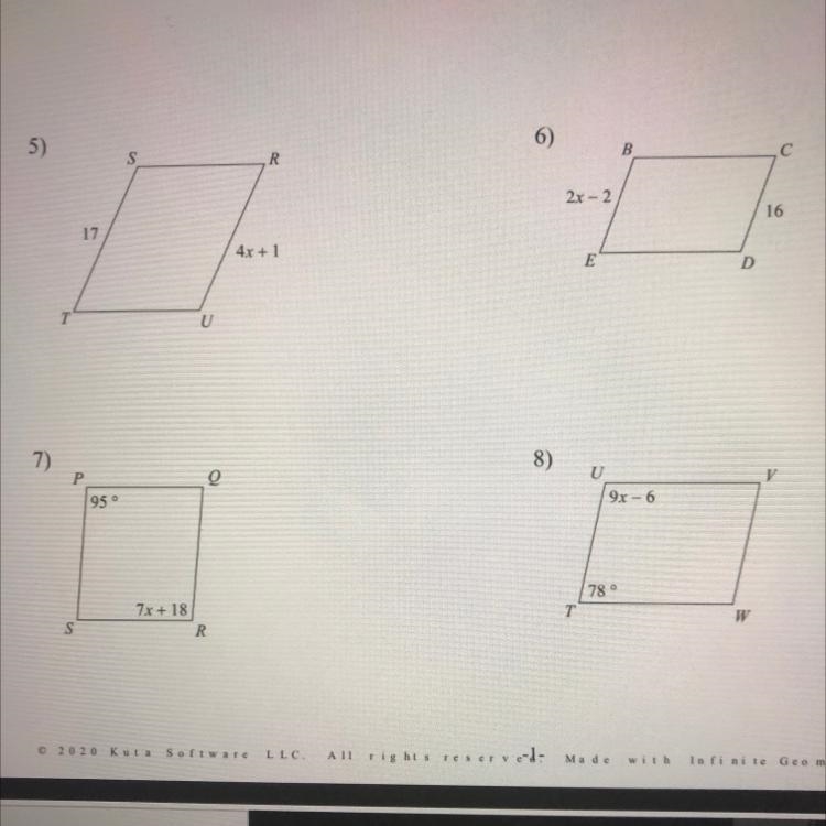 How do I find x in these equations-example-1