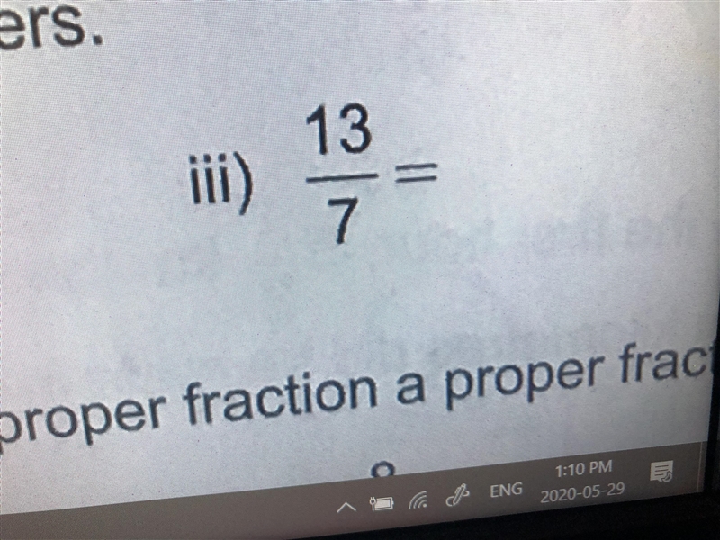 Change the improper fraction to mixed number 100 points Explain-example-1