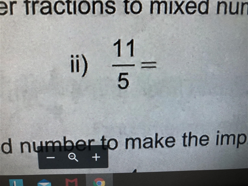 Change the improper fraction to mixed number 100 points Explain-example-2