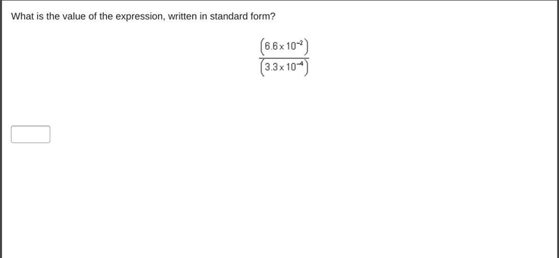 What is the value of the expression, written in standard form? ASAP!-example-1