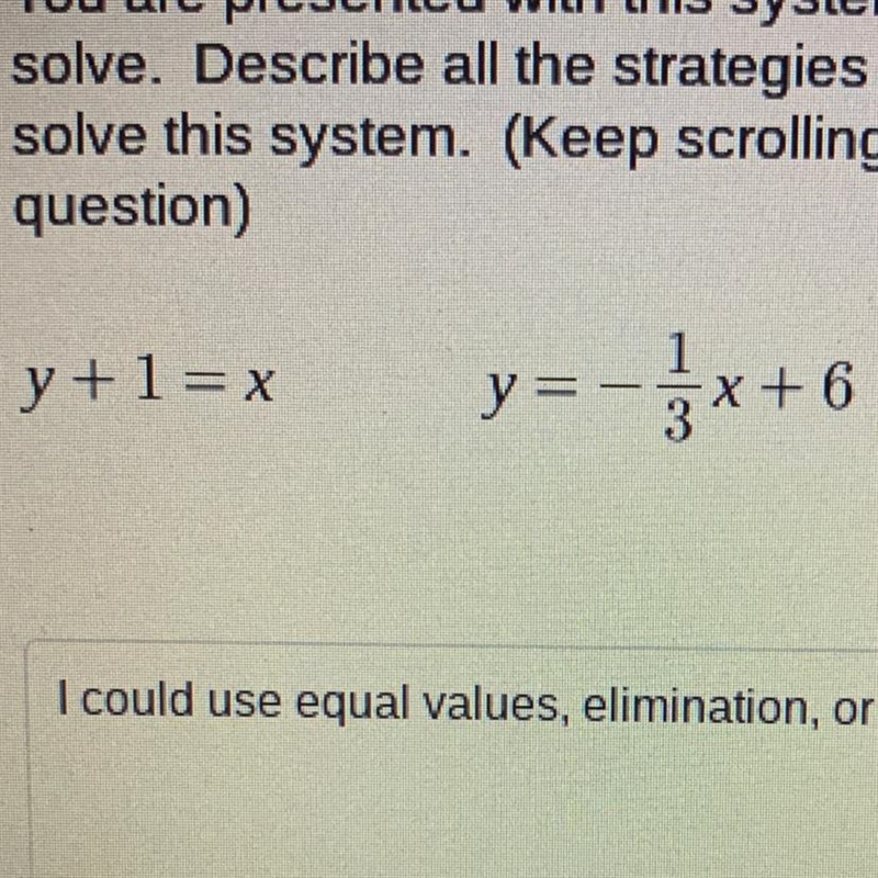 How do you solve the equation above using substitution? Please show work :)-example-1