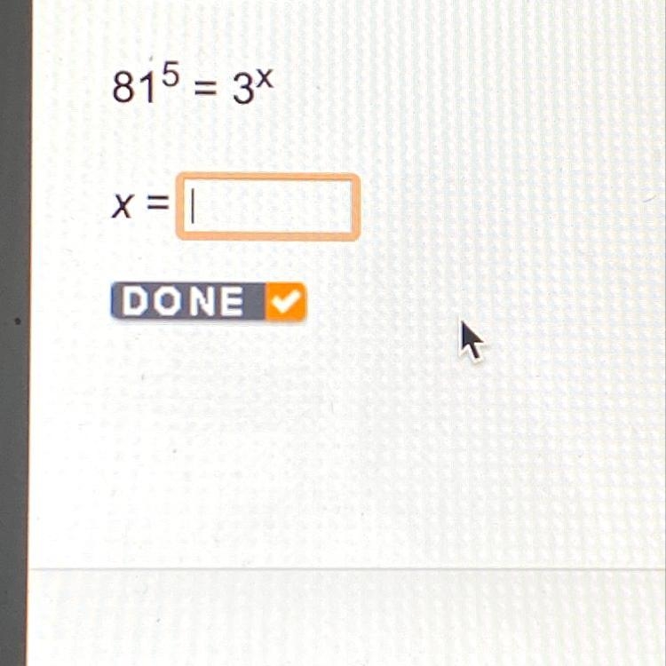 Simplify 81^5 = 3^x x=-example-1