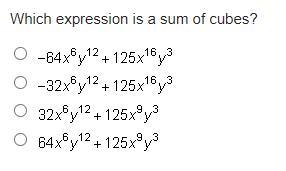 Which expression is a sum of cubes?-example-1