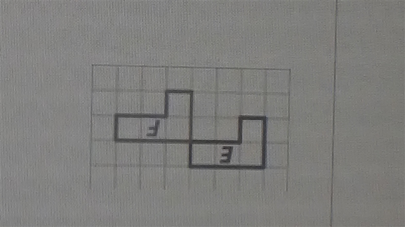 How can parallel lines be used to compare figures E and F? Explain your reasoning-example-1