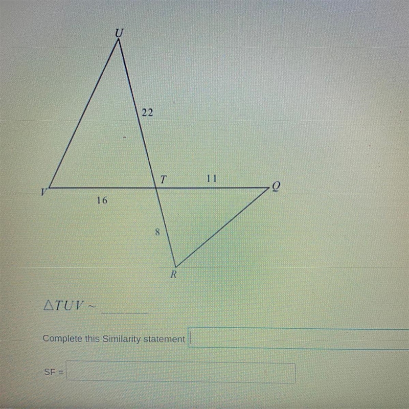 HELP ME PLEASE!!! what’s the similarity statement and what is SF=-example-1