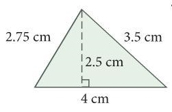 Perimeter and area of this triangle:-example-1