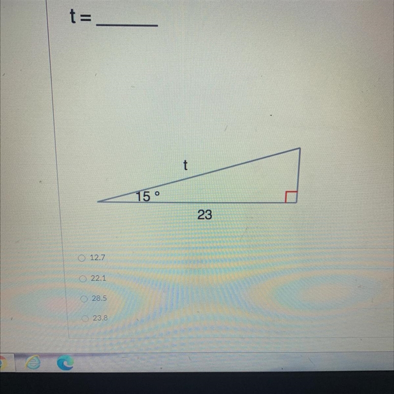 Find the side indicated by the variable. Round to the nearest tenth. PLEASE HELP-example-1