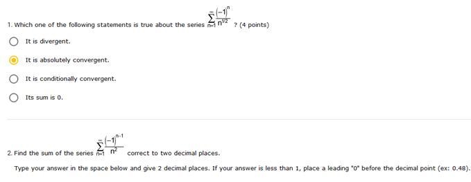 Is the answer to my first question right? I am having trouble with the second one-example-1