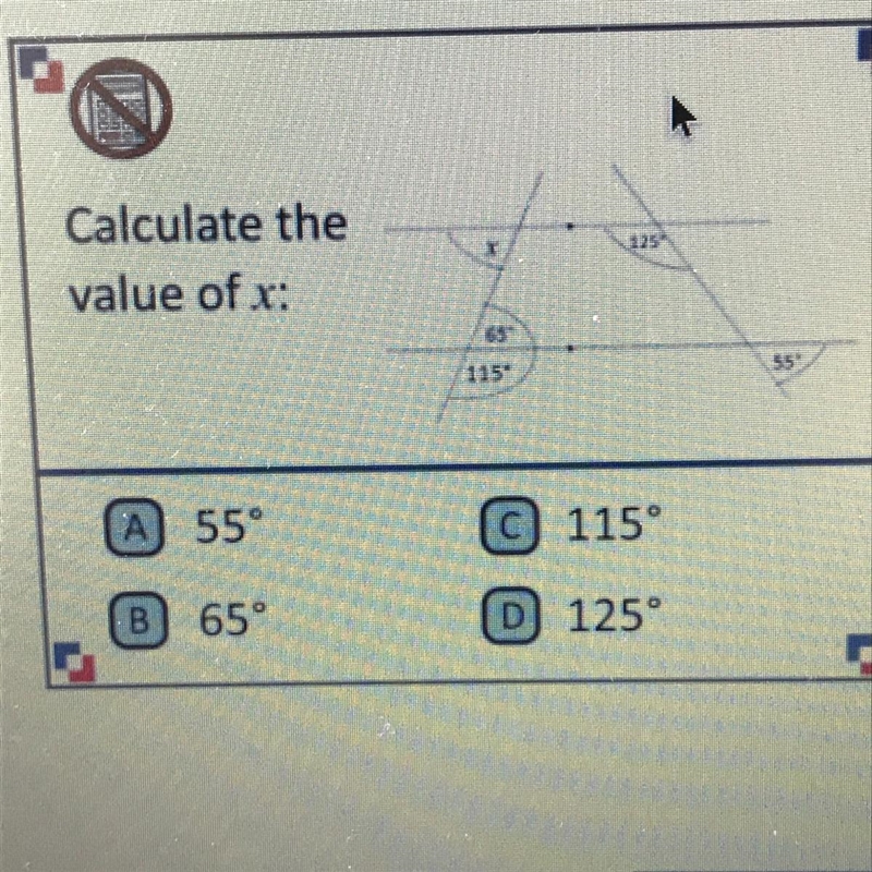 Help ASAP PLEASE calculate the value of x-example-1