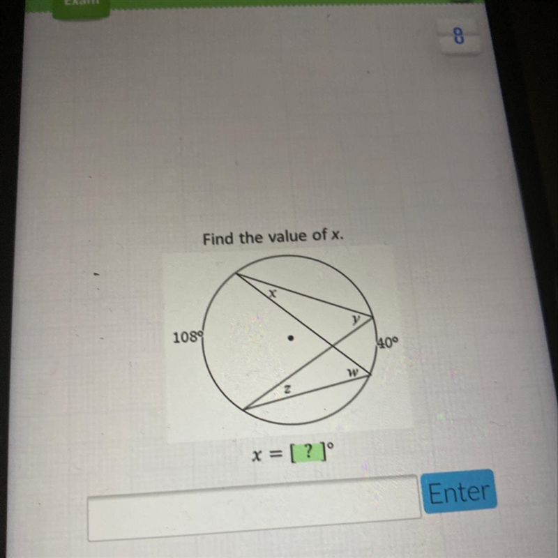 Find the value of x.-example-1