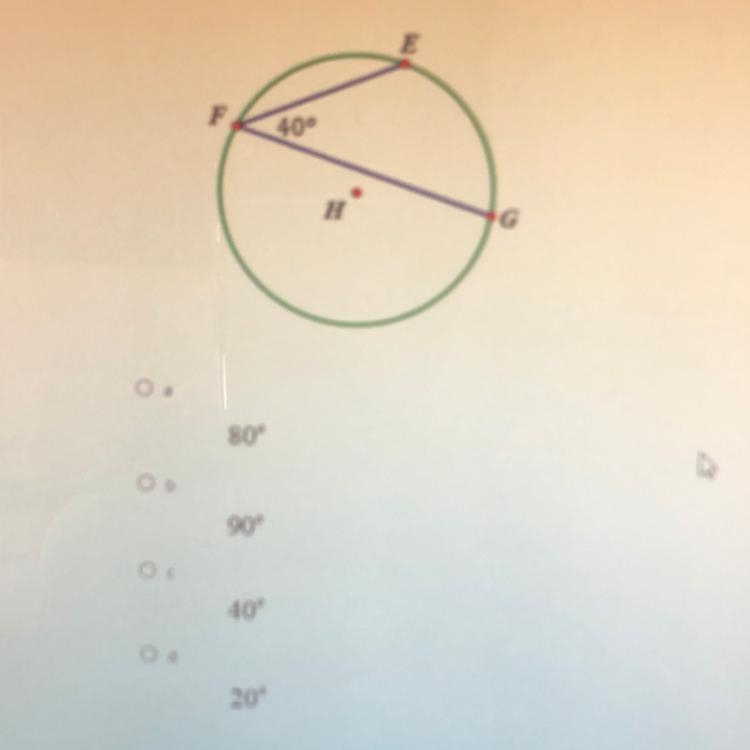 What is the measure of arc angle EG-example-1