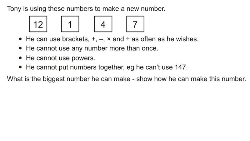 Tony is making new numbers-example-1