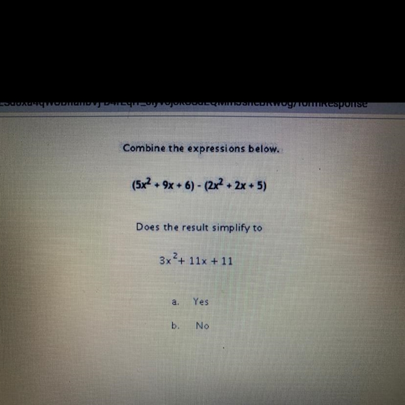 Yes or no? HS Math.......-example-1