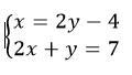 Find a solution to the system. Make sure to write as a coordinate.-example-1