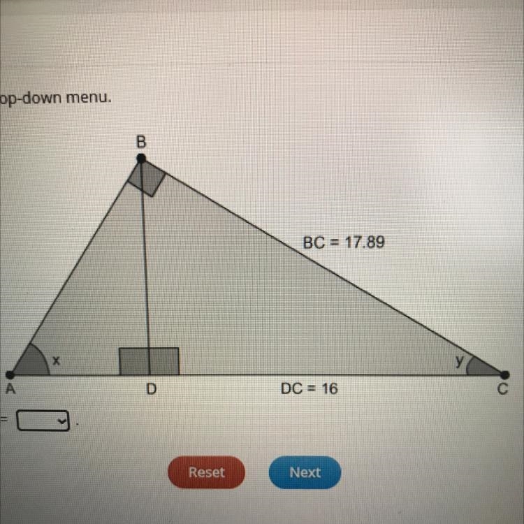 With reference to the figure, sin X equals?￼ 1.) 0.250 2.)0.447 3.)0.894 4.)1-example-1