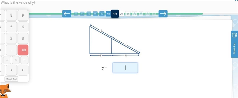 What is the value of y-example-1