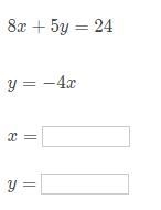 Solve the system of equations. (Please do your best :3)-example-1