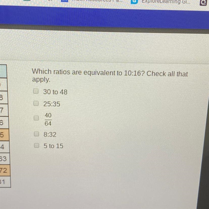 What ratios are equivalent to 10:16? What Apply-example-1