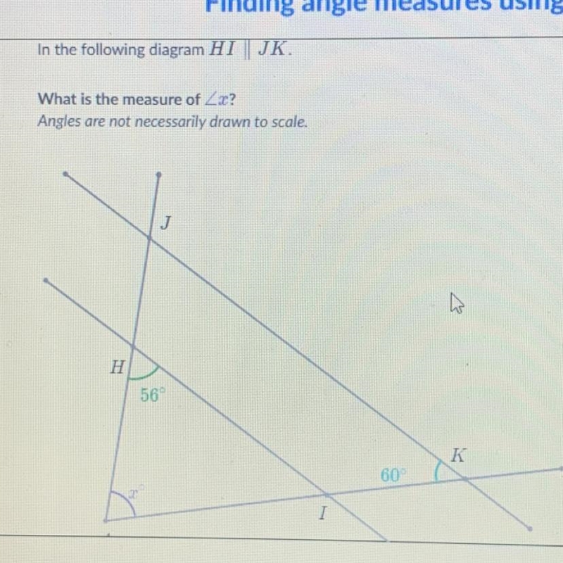 Finding angle measures using triangles-example-1