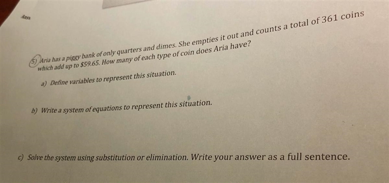 15 POINTS I need only B. I really don’t know how to write equations for this type-example-1