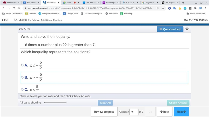 Part 9 math problem 10th grade work-example-2