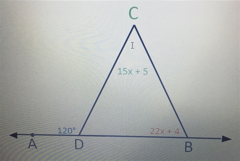 IT'S TIMED NEED HELP ASAP!! Find the measure of angle C-example-1