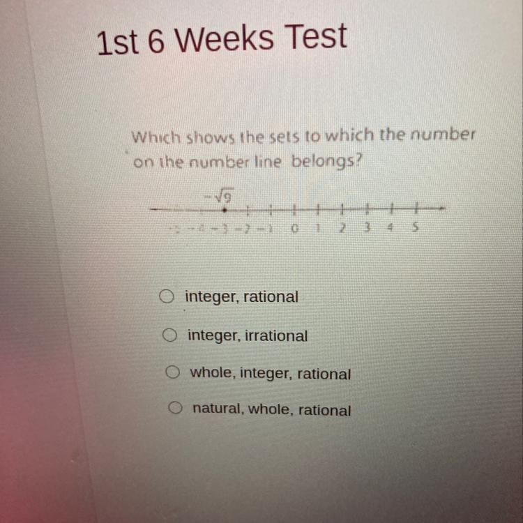 Which shows sets to which the number on the number line belongs-example-1