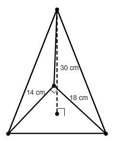 What is the volume of this pyramid? 945 cm³ 1260 cm³ 1890 cm³ 2520 cm³-example-1