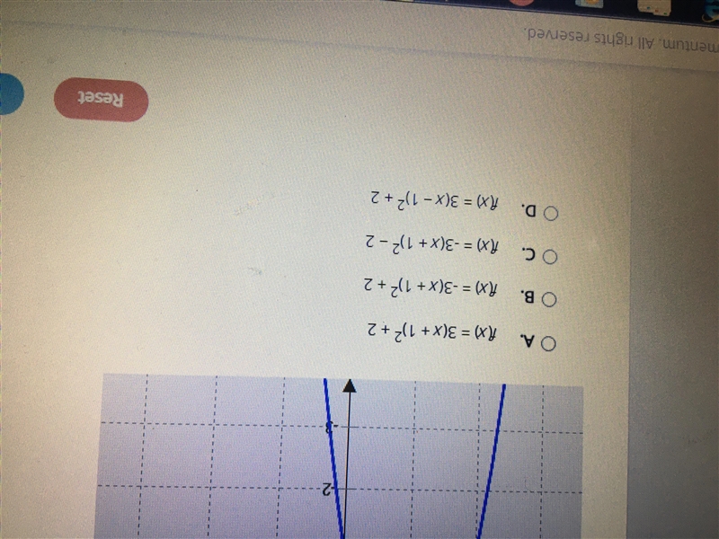 Which function does this graph represent ?-example-2