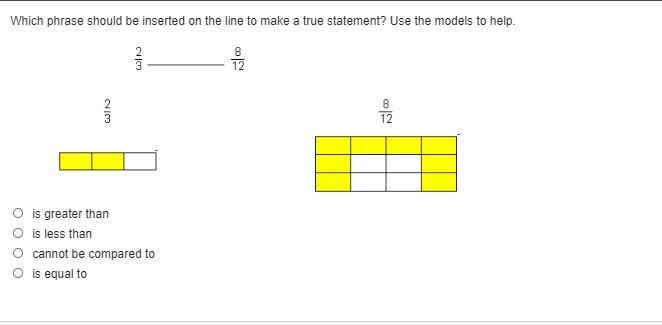 Which phrase should be inserted on the line to make a true statement? Use the models-example-1