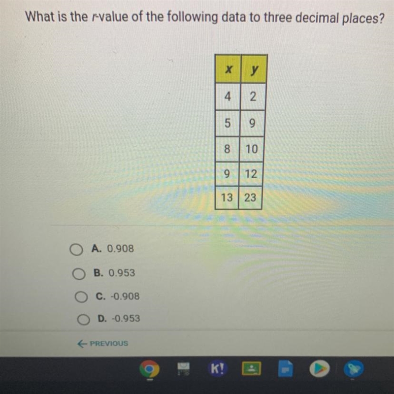 What is the rvalue of the following data to three decimal places?-example-1