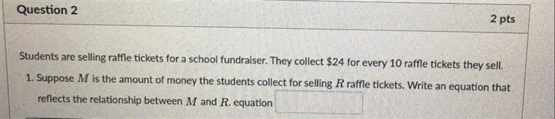 Students are selling raffle tickets for a school fundraiser. They collect $24 for-example-1