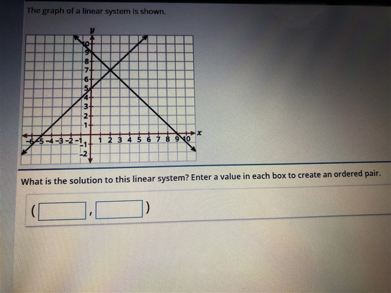 Can anybody tell me what the solution is in this linear system enter the value in-example-1