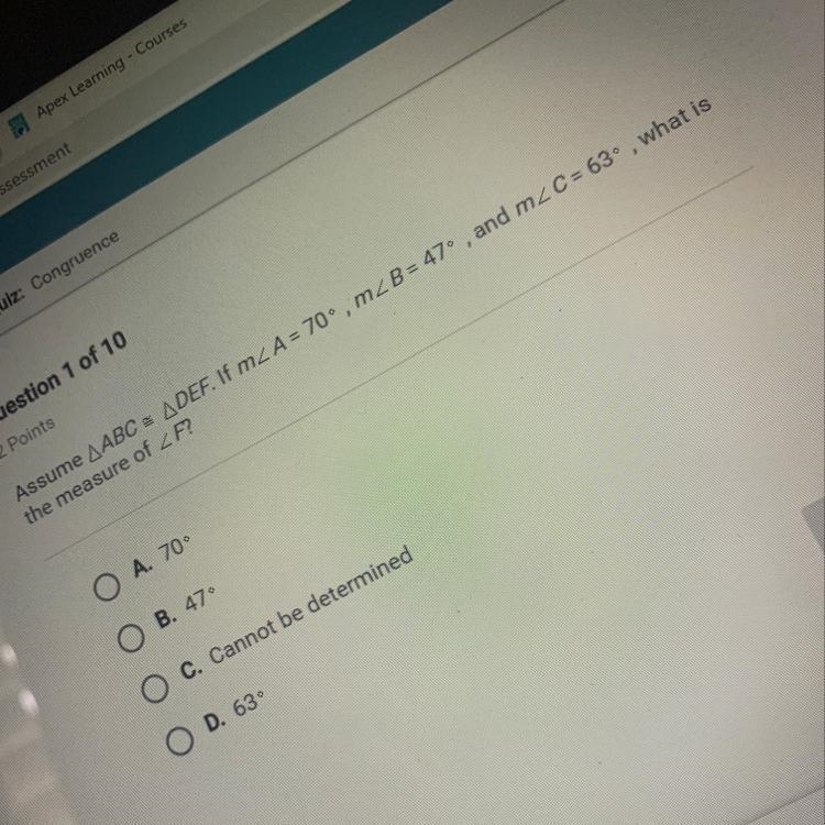 What is the measure of-example-1