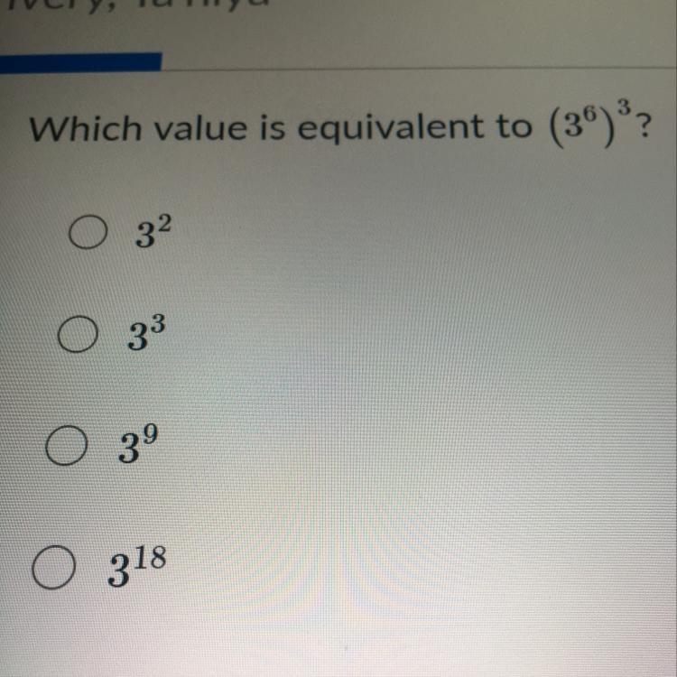 Which value is equivalent to (36) "?-example-1