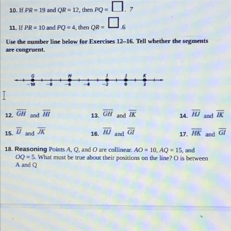 NEED ANWSER ASAP PLZZZZ ONLY 12-16!!!!!!!! Use the number line below for Exercises-example-1