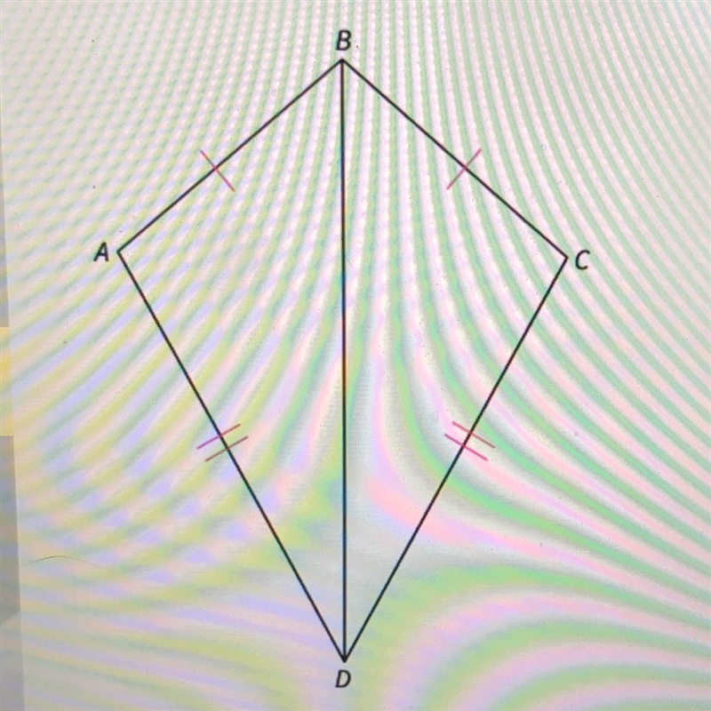 Look at the figure. How can you prove the triangles are congruent? B A С AABD - ACBD-example-1