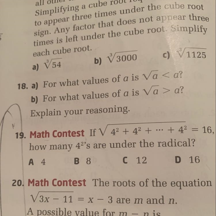 Number 19. Anyone know how to solve it?-example-1