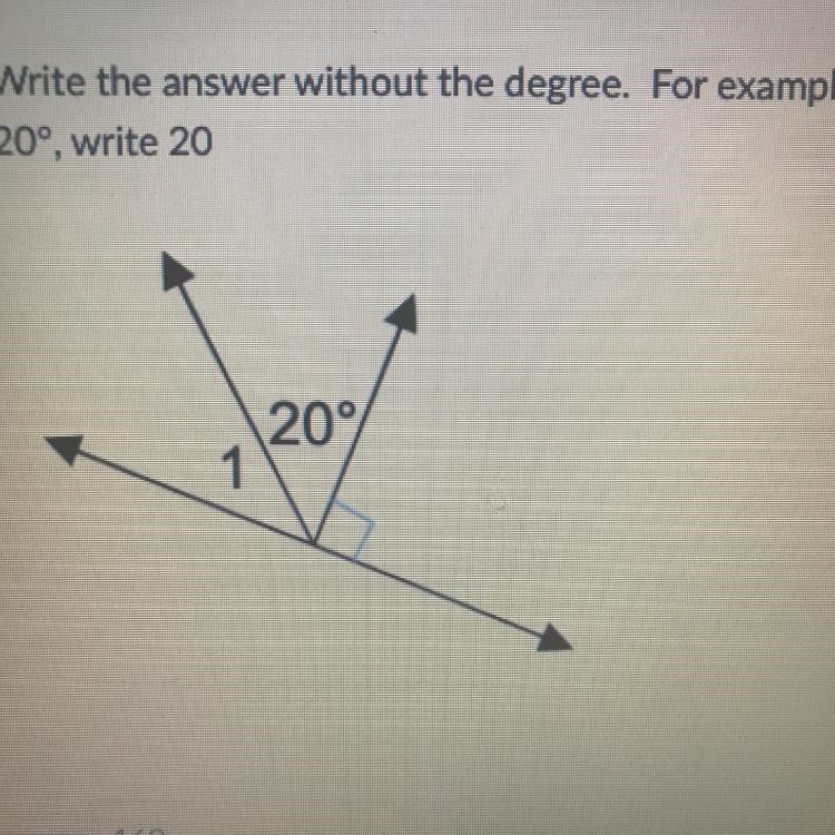 What is the measure of angle 1? Write the answer without the degree.-example-1