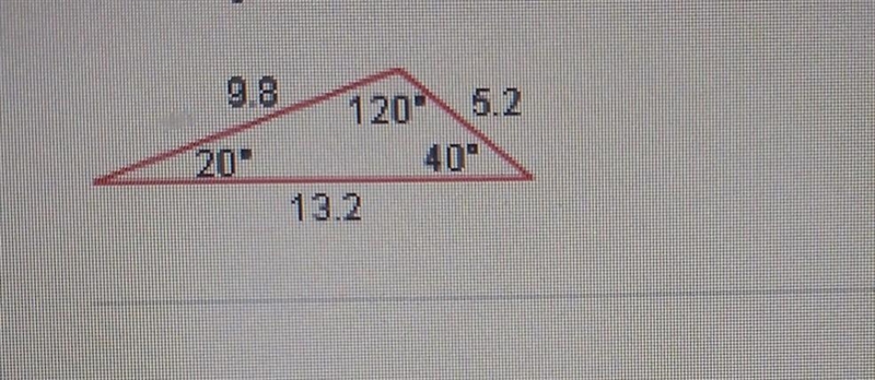 URGENT classify the following triangle check all that apply. A. obtuse B.Isosceles-example-1