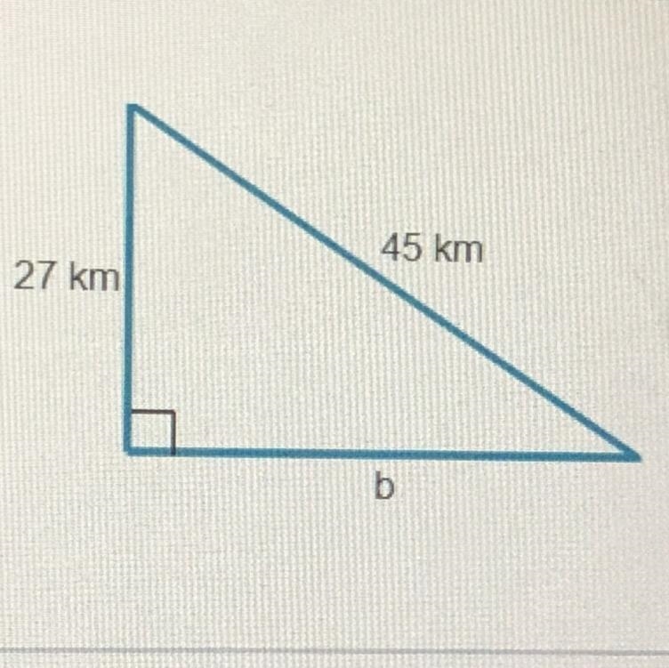 (a) use the pythagorean theorem to determine the length of the unknown side of the-example-1