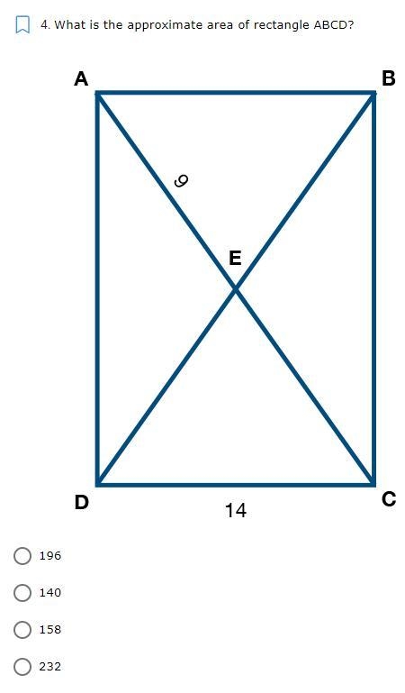 What is the approximate area of rectangle ABCD?-example-1