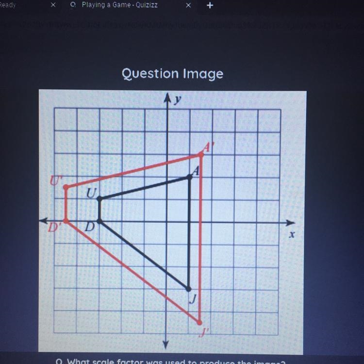 What scale factor was used to produce the image? A)4 B)2.5 C)1.5 D)3.5-example-1