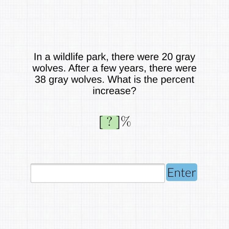 What is the percent increase??? Let’s see who gets it right !-example-1