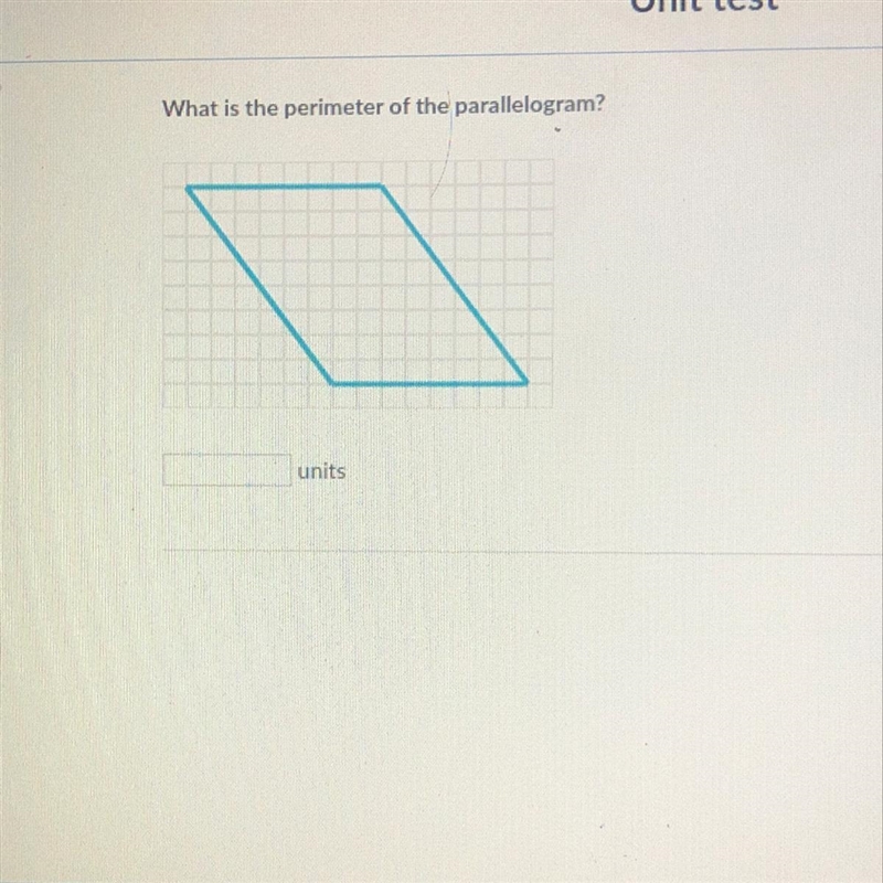 Why is the perimeter of the parallelogram?-example-1