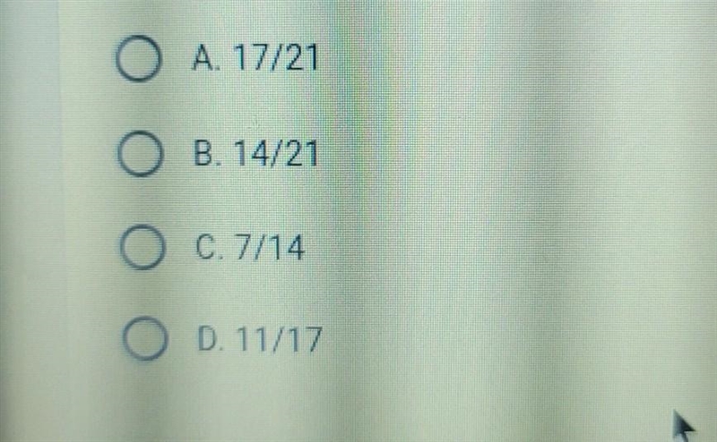 in your math class there are 2 Boys for every 3 girl.which of the following be the-example-1