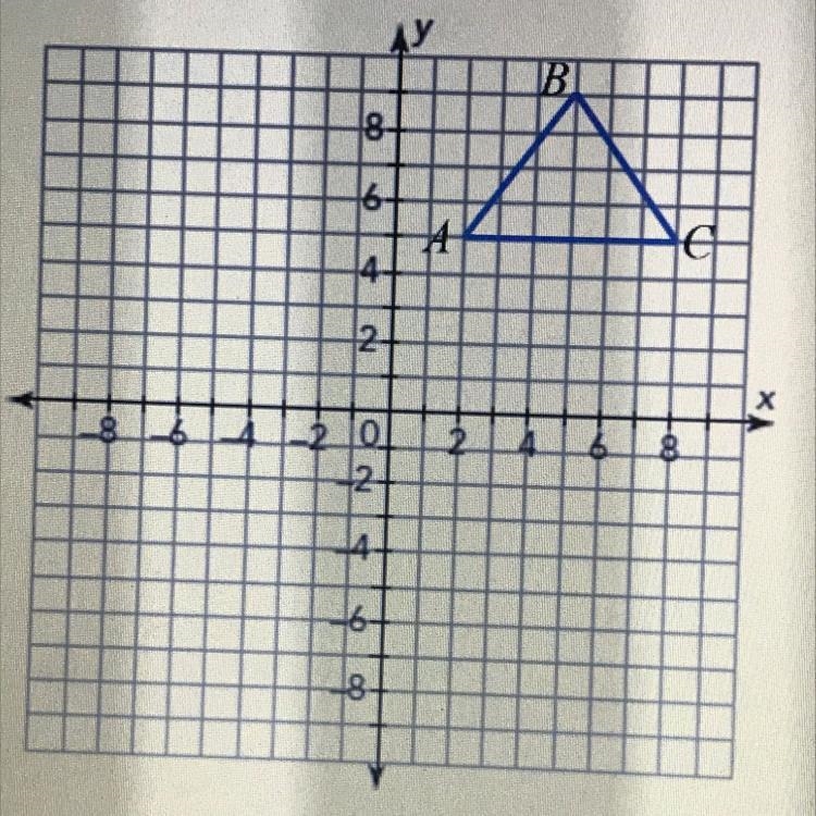 What is the area of the triangle? Is it ... A. A = 8 square units ? B. A = 10 square-example-1