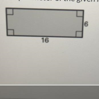 Find the perimeter of the given figure. 16 16 Plz HURRY-example-1