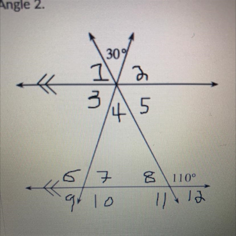 Determine the measure of the indicated angle (in degrees).-example-1